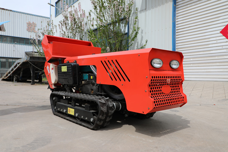 茶園施肥用履帶式田園管理機，遙控作業(yè)超輕松